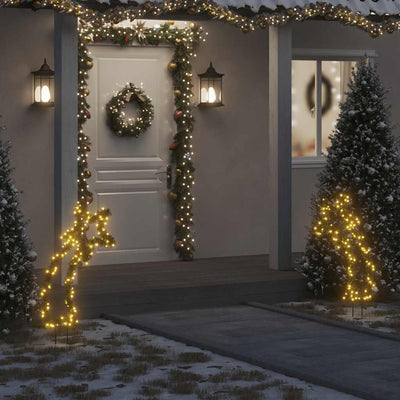 Vidaxl Weihnachtsbeleuchtung Meteor mit gemahlenen Stiften 115 LEDs 89 cm