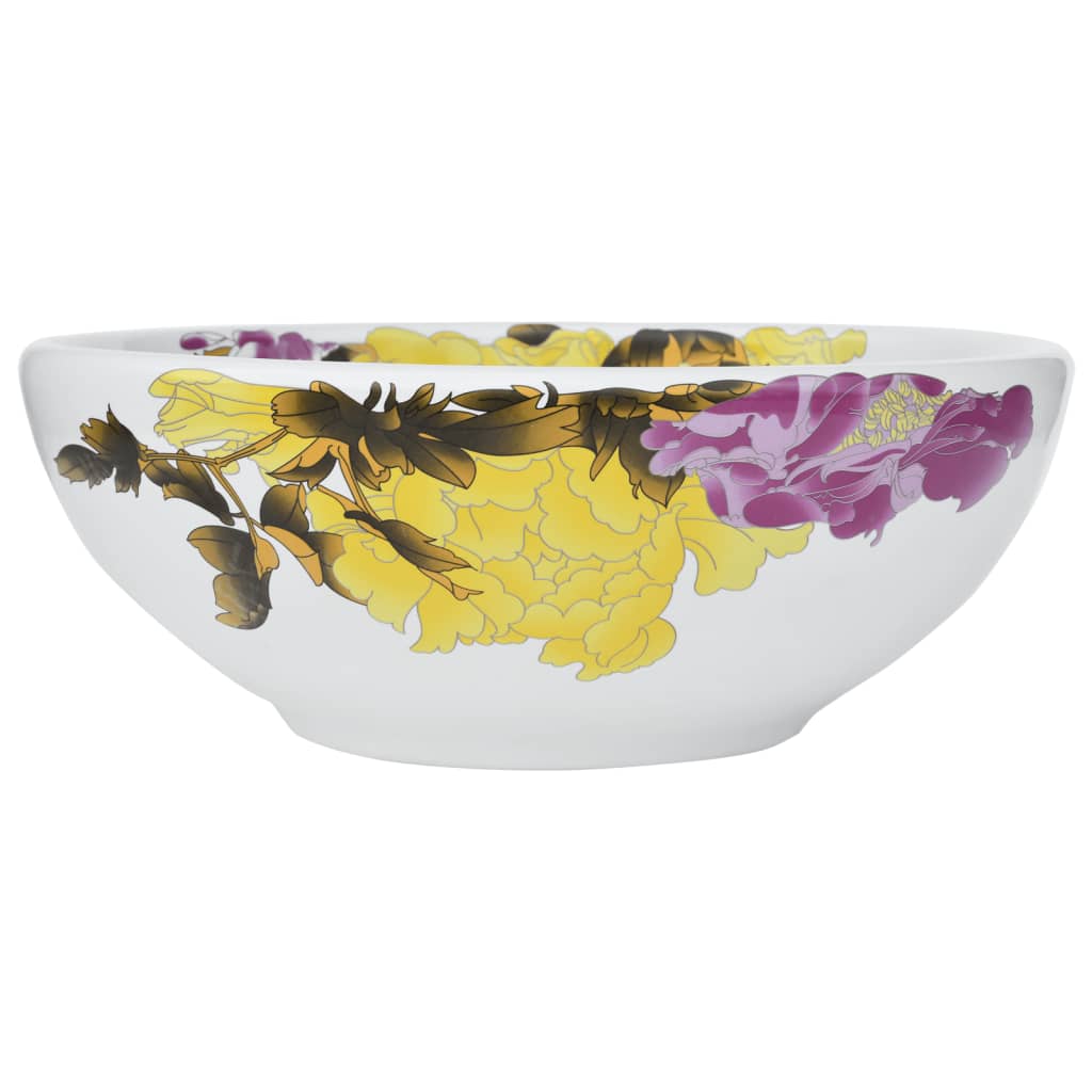 VIDAXL STRACTION WASKER RUND φ41x14 cm Keramik Multi -Colored