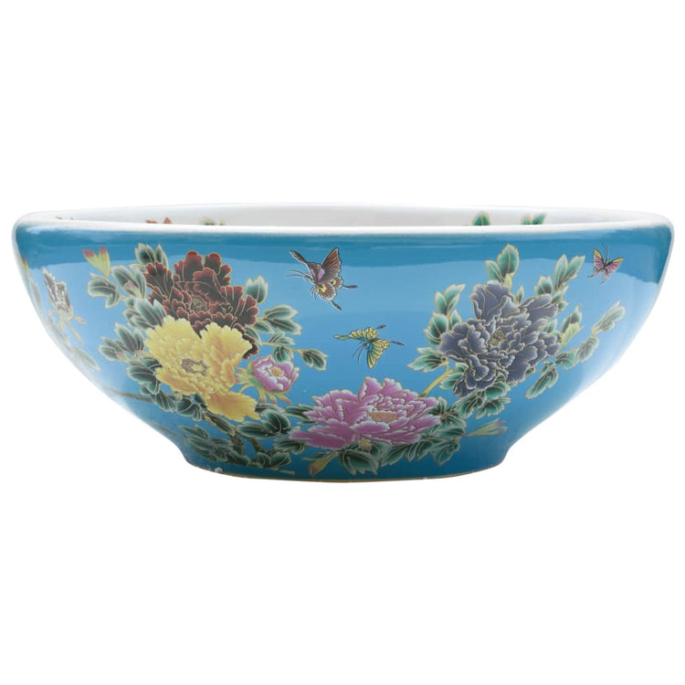 VIDAXL STRACTION WASKER RUND φ41x14 cm Keramik Multi -Colored