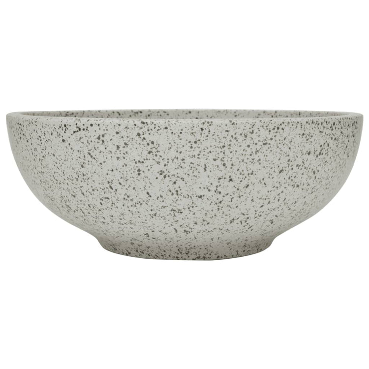 Vidaxl -Straktion Waschmaschine rund φ41x14 cm Keramikgrau