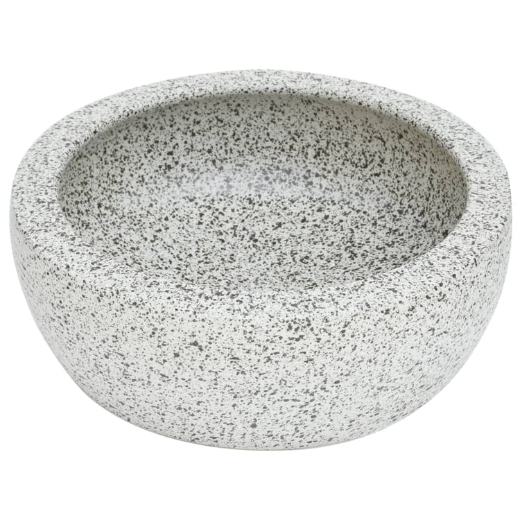 Vidaxl -Straktion Waschmaschine rund φ41x14 cm Keramikgrau