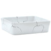 VIDAXL STRACK WASH BOK Regant 46x35,5x13 cm Keramik Weiß