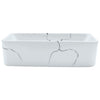 VIDAXL STRACK WASH BOK Regant 46x35,5x13 cm Keramik Weiß