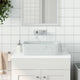 VIDAXL STRACK WASH BOK Regant 46x35,5x13 cm Keramik Weiß