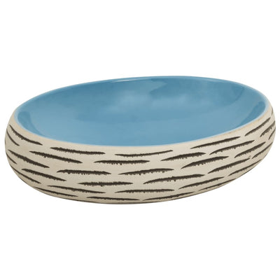 VIDAXL STRACTION WASKER OVAAL 59 x 40 x 15 cm Keramik Multi -Colored