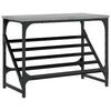 VIDAXL -Schuhregal 60x30x45 cm verarbeitetes Holzgrau Sonoma