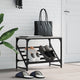 VIDAXL -Schuhregal 60x30x45 cm verarbeitetes Holzgrau Sonoma