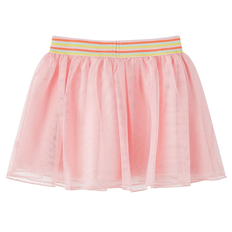 VidaXL Kinderrock mit Tüll 116 Hellrosa