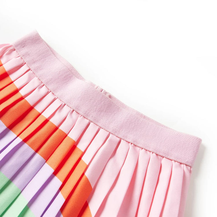 VidaXL Kinderrock plissiert 140 Hellrosa