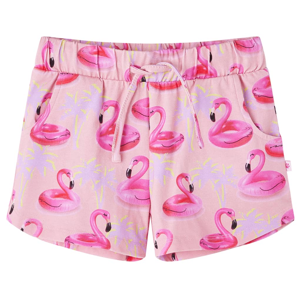 VidaXL Kindershorts mit Kordelzug 104 Hellrosa