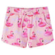 VidaXL Kindershorts mit Kordelzug 128 Hellrosa