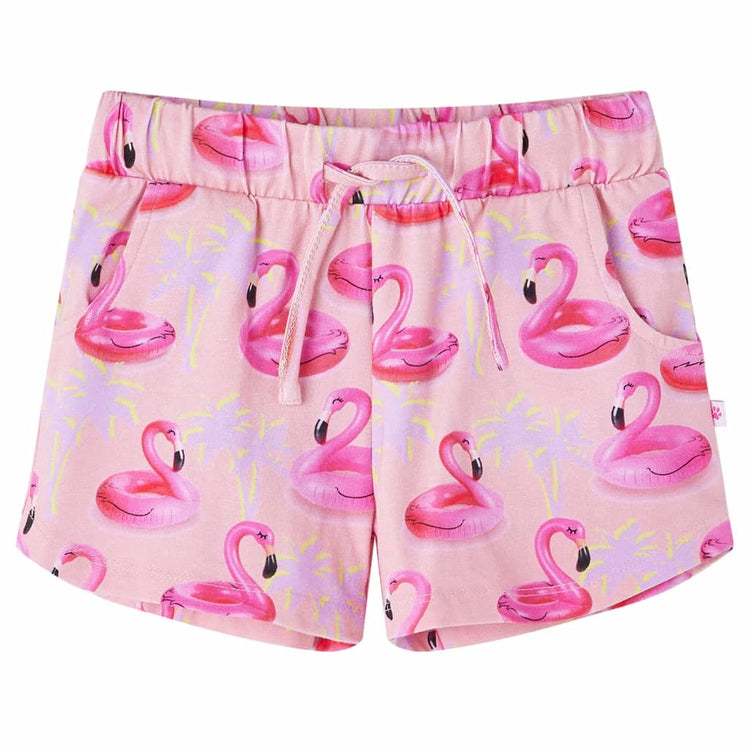 VidaXL Kindershorts mit Kordelzug 140 Hellrosa
