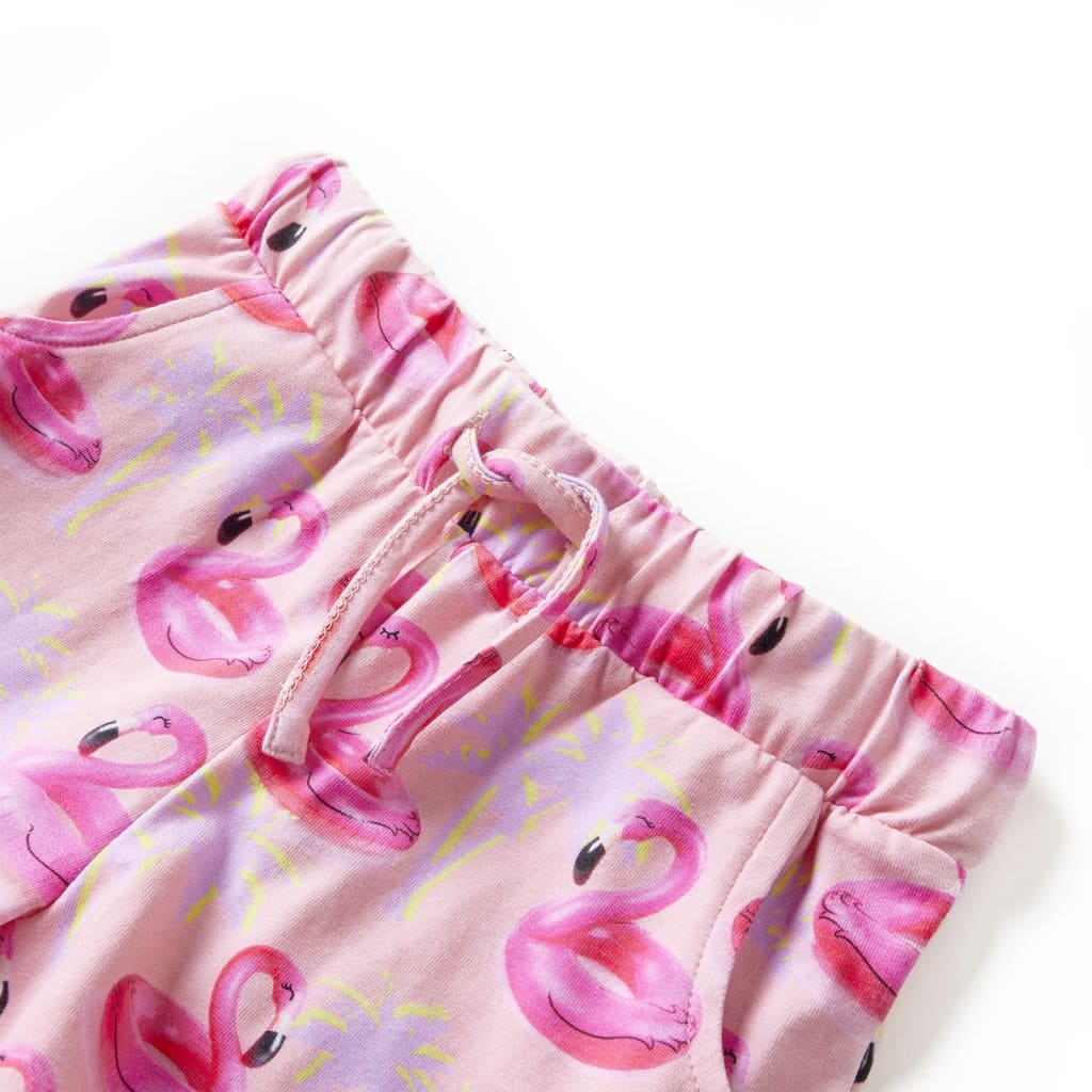 VidaXL Kindershorts mit Kordelzug 140 Hellrosa