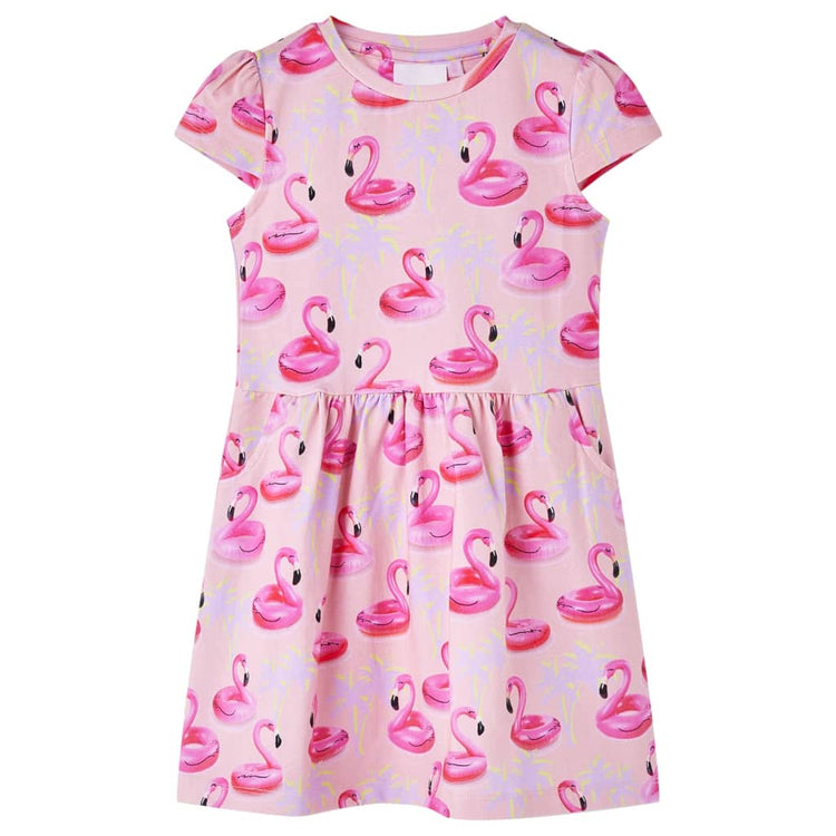 VidaXL Kinderkleid 92 Hellrosa