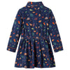 VidaXL Kinderkleid mit langen Ärmeln 116 Marineblau