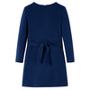 VidaXL Kinderkleid mit langen Ärmeln 116 Marineblau