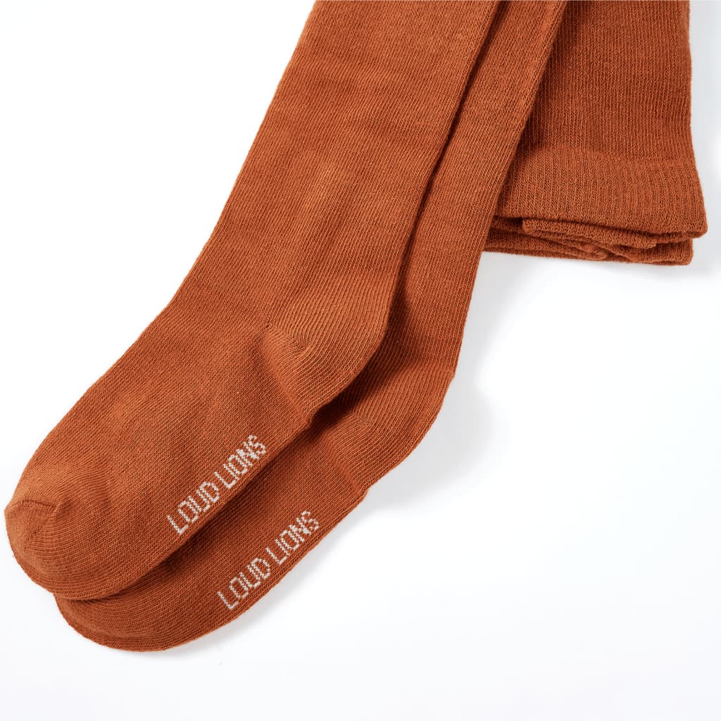 VidaXL Kinderstrumpfhose 116 cognacfarben