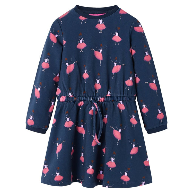 VidaXL Kinderkleid 104 Marineblau