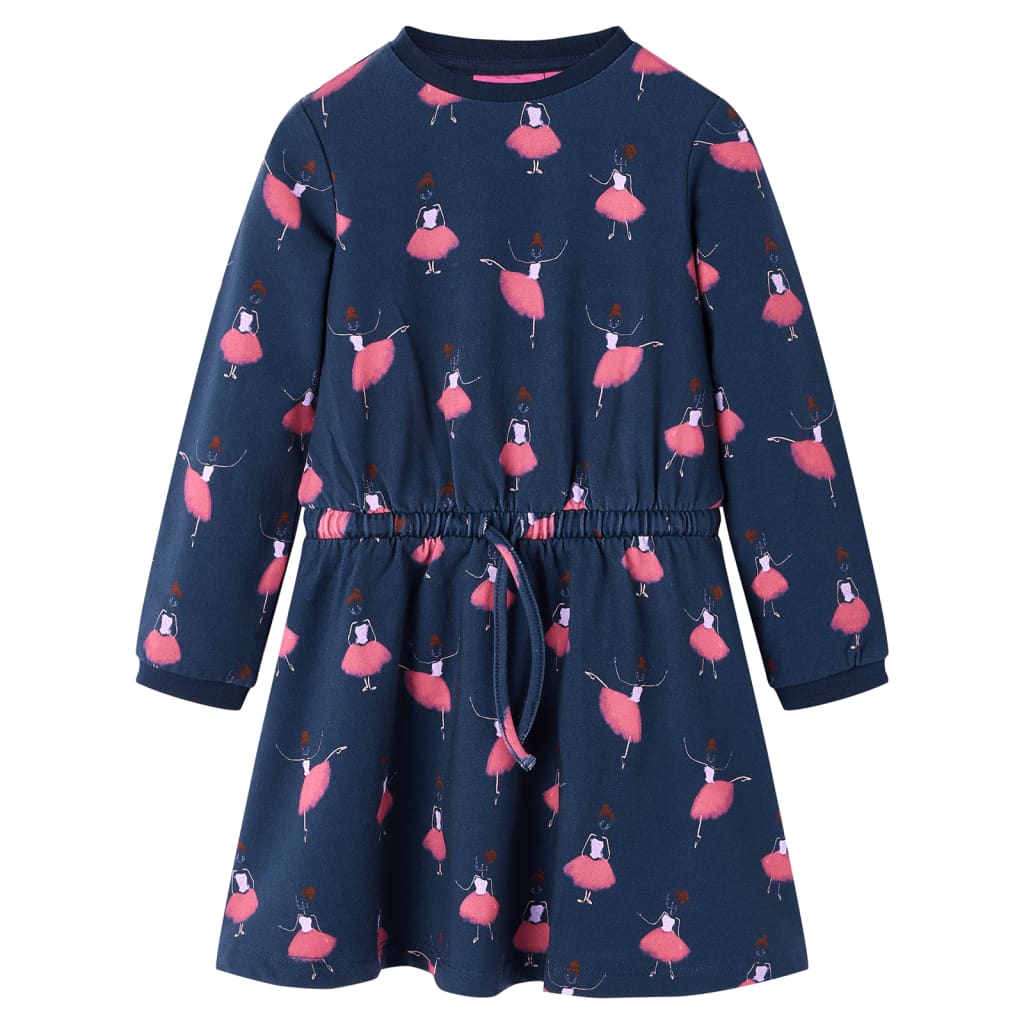 VidaXL Kinderkleid 116 Marineblau