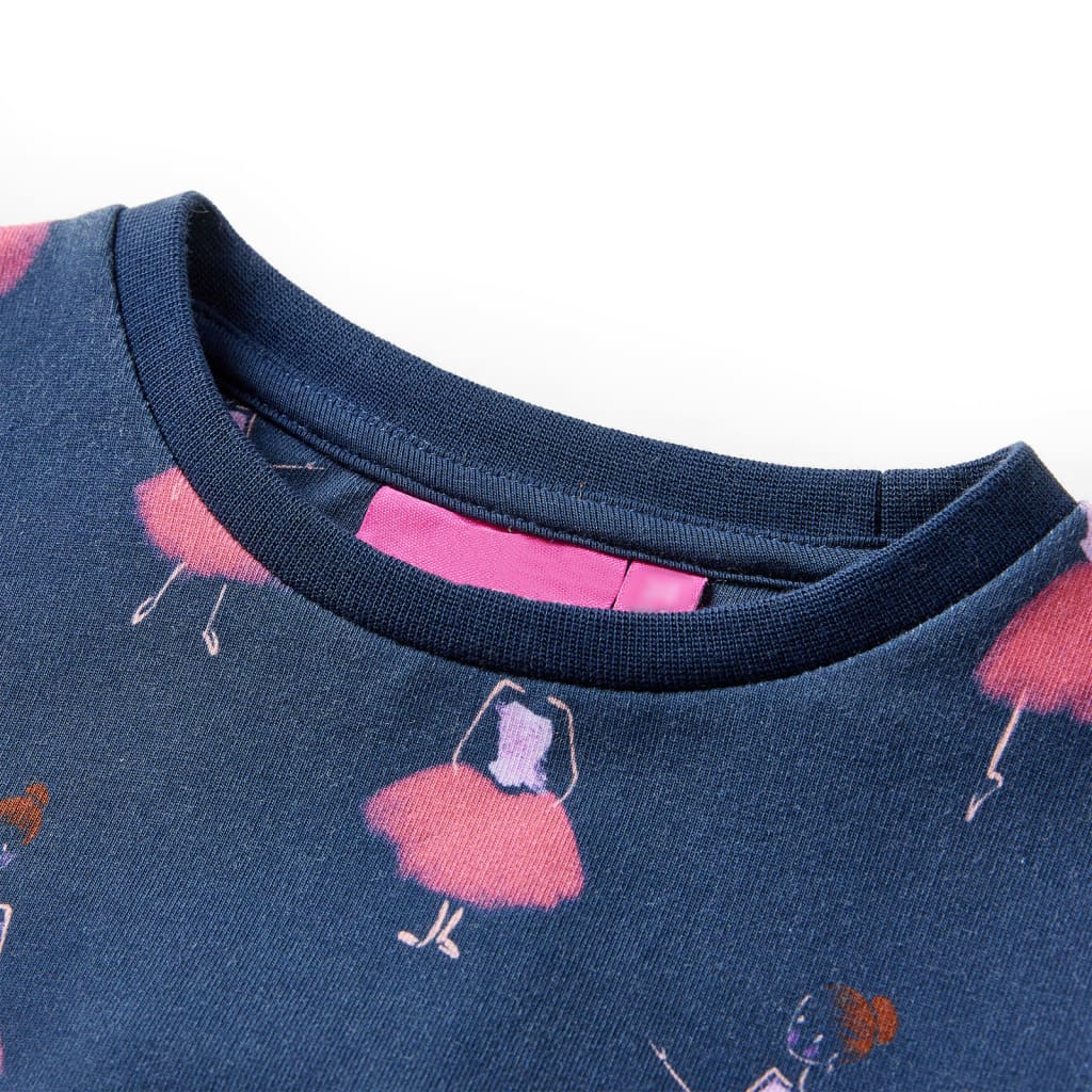 VidaXL Kinderkleid 140 Marineblau