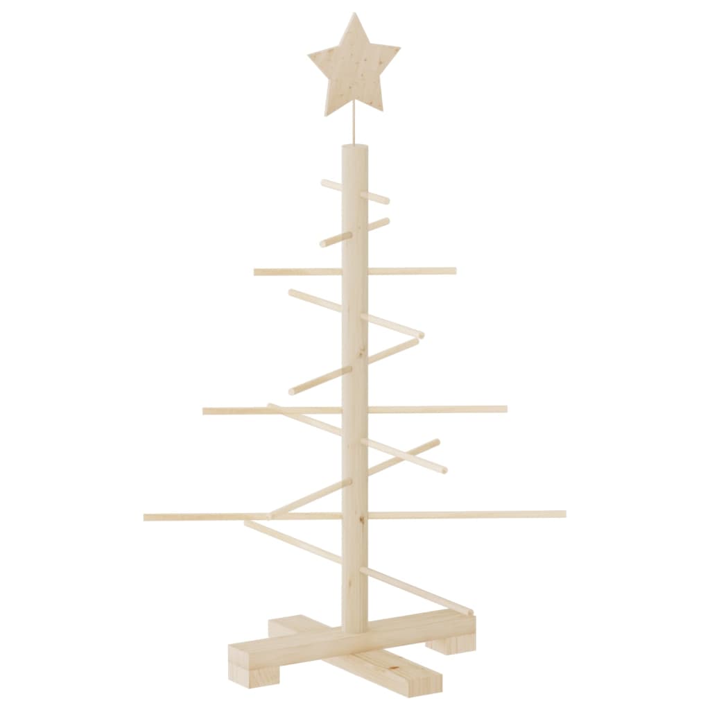 Vidaxx Weihnachtsdekoration Weihnachtsbaum 75 cm aus massivem Kiefernholz