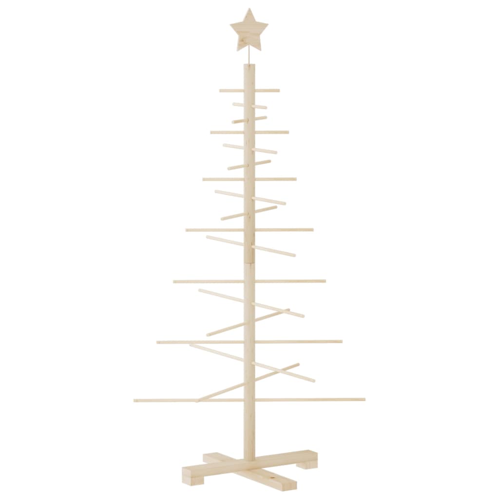 Vidaxx Weihnachtsdekoration Weihnachtsbaum 125 cm aus massivem Kiefernholz