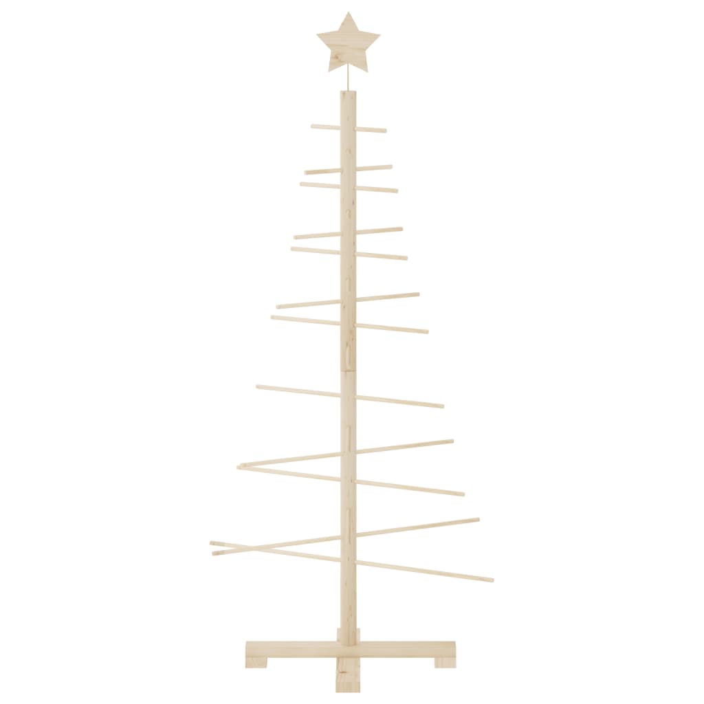 Vidaxx Weihnachtsdekoration Weihnachtsbaum 125 cm aus massivem Kiefernholz