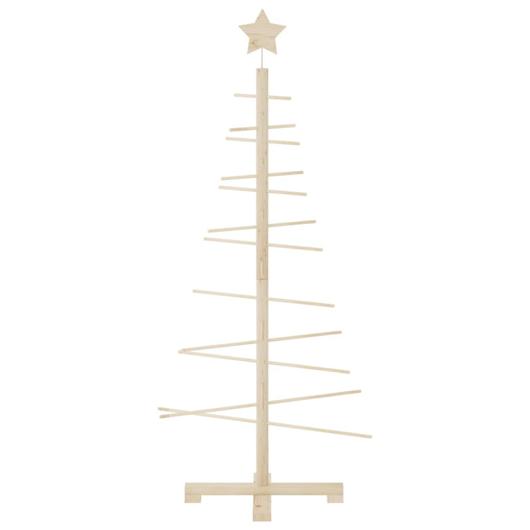 Vidaxx Weihnachtsdekoration Weihnachtsbaum 125 cm aus massivem Kiefernholz