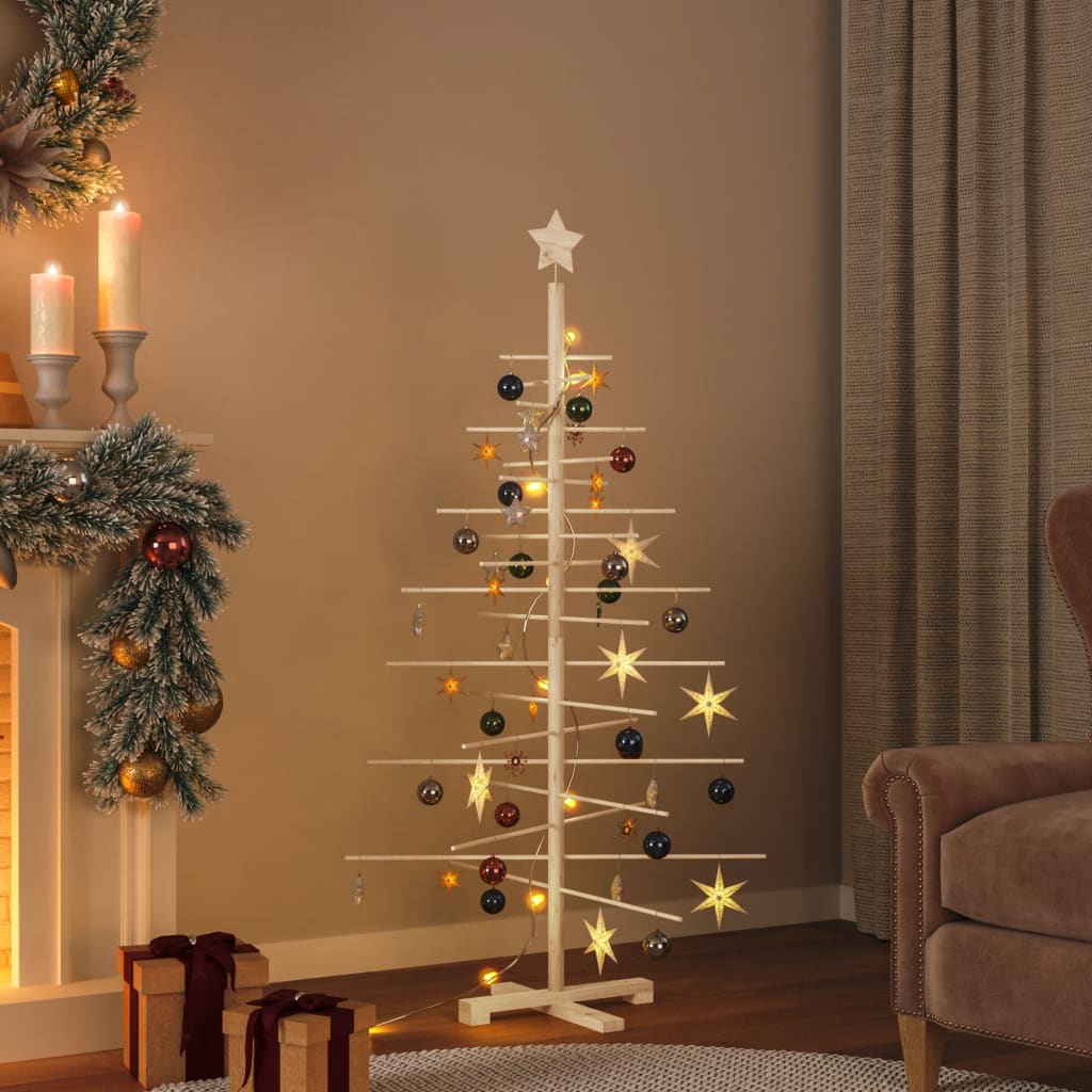 Vidaxx Weihnachtsdekoration Weihnachtsbaum 150 cm aus massivem Kiefernholz