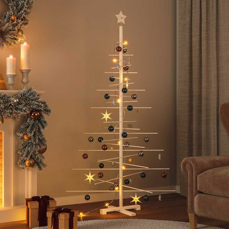 Vidaxx Weihnachtsdekoration Weihnachtsbaum 180 cm aus massivem Kiefernholz