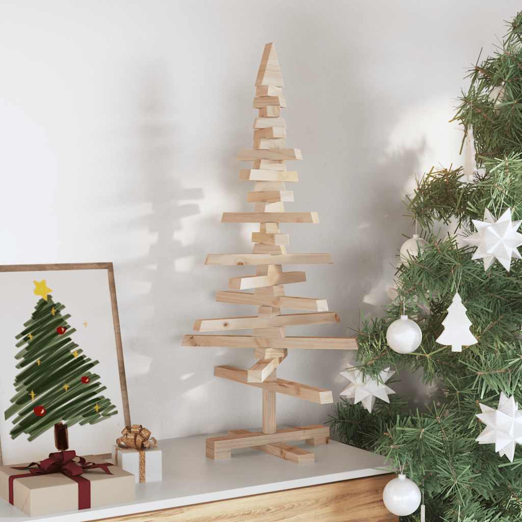 Vidaxx Weihnachtsdekoration Weihnachtsbaum 90 cm aus massivem Kiefernholz
