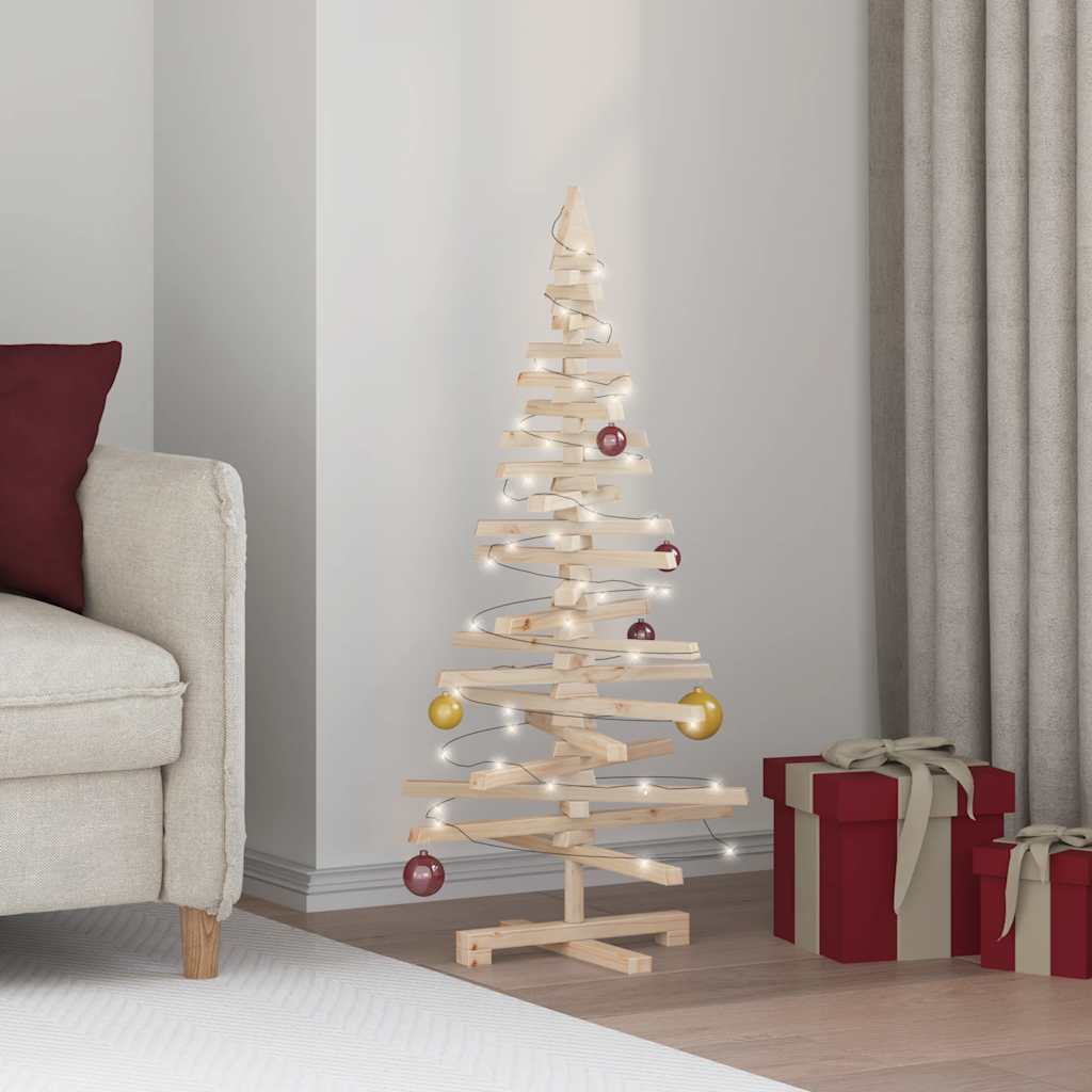 Vidaxx Weihnachtsdekoration Weihnachtsbaum 120 cm aus massivem Kiefernholz