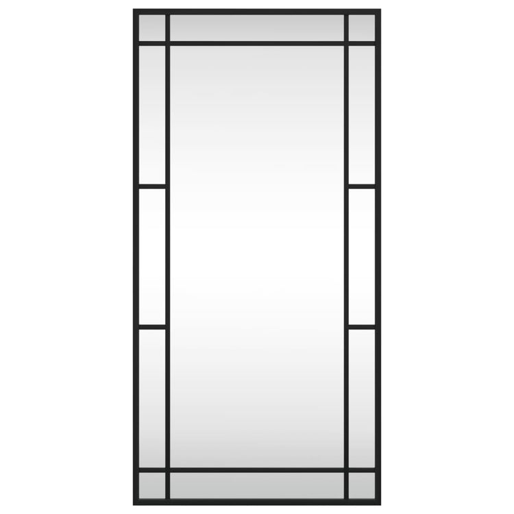 Vidaxl Wandspiegel rechteckig 40 x 80 cm Eisenschwarz