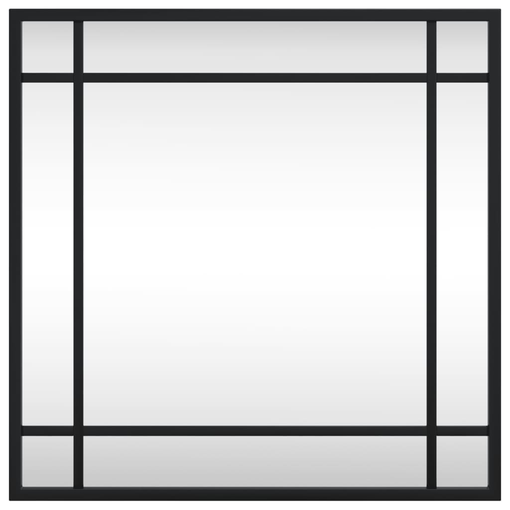 Vidaxl Wandspiegel Quadrat 40 x 40 cm Eisen schwarz