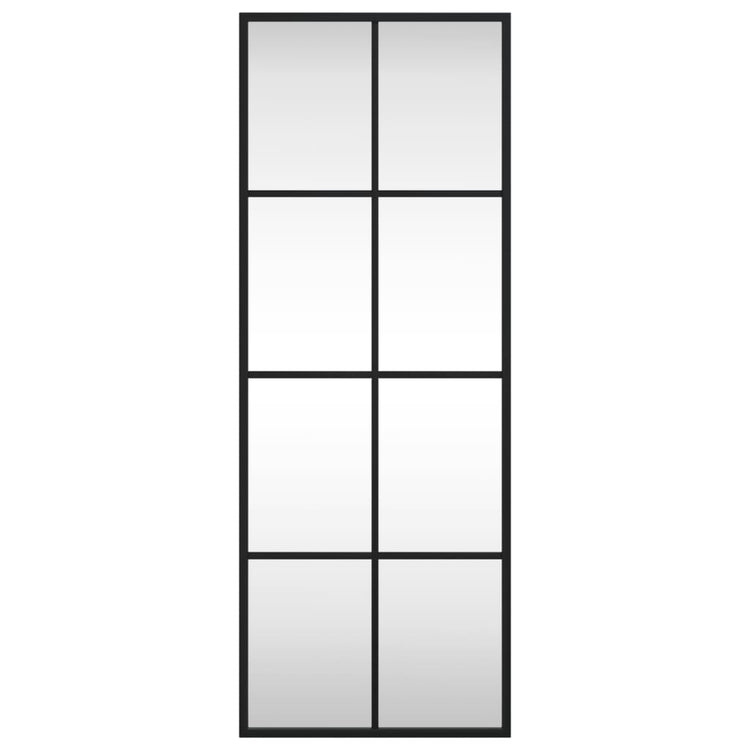 Vidaxl Wandspiegel rechteckig 30 x 80 cm Eisen schwarz