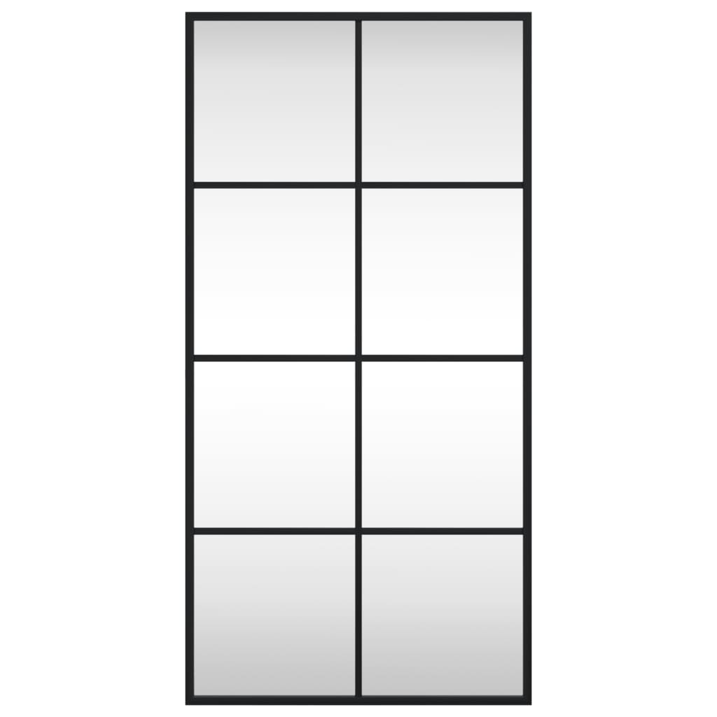 Vidaxl Wandspiegel rechteckig 40 x 80 cm Eisenschwarz