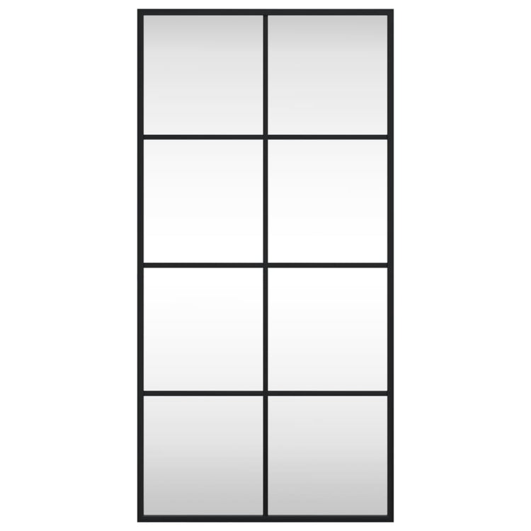 Vidaxl Wandspiegel rechteckig 40 x 80 cm Eisenschwarz