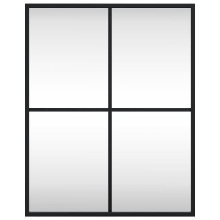 Vidaxl Wandspiegel rechteckig 40x50 cm Eisen schwarz