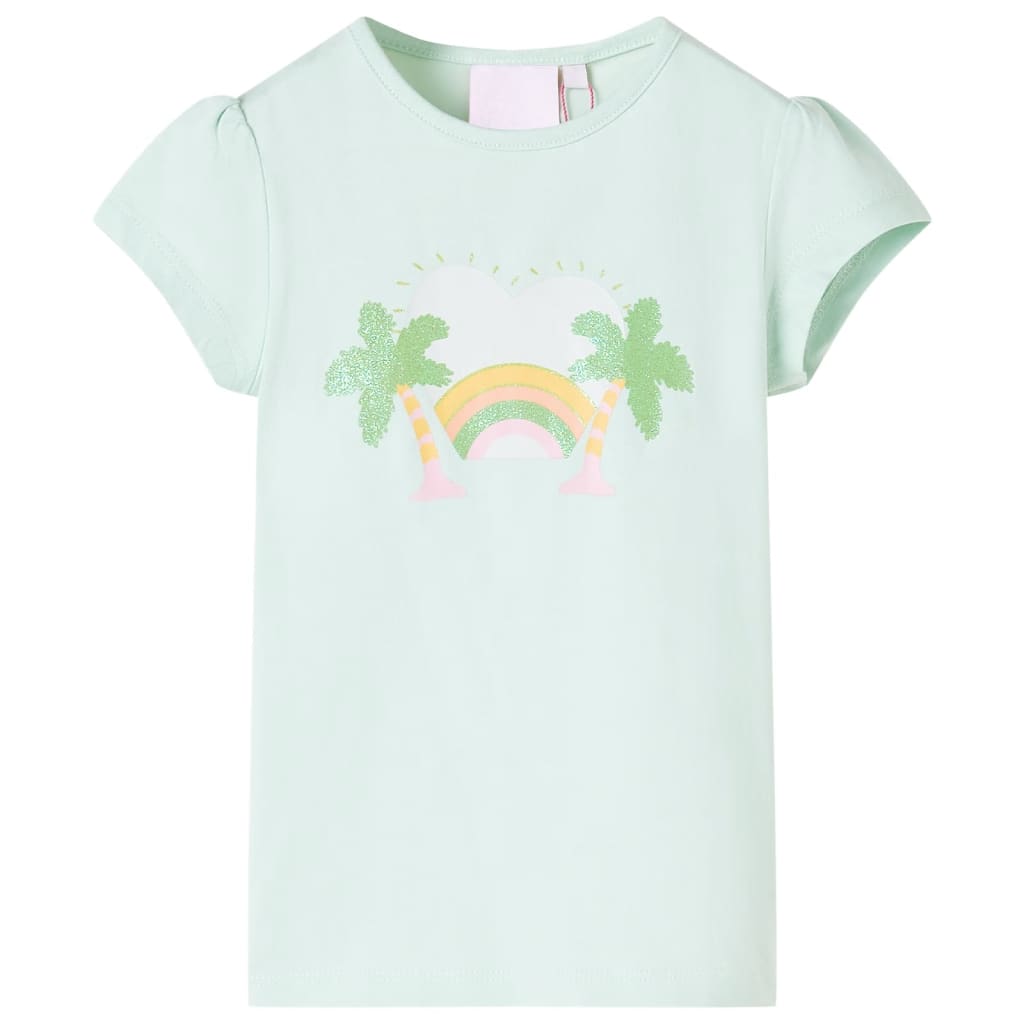 VidaXL Kindershirt 92 hellmint