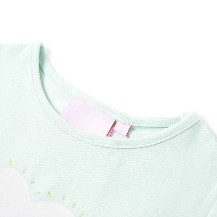 VidaXL Kindershirt 104 helles Mint