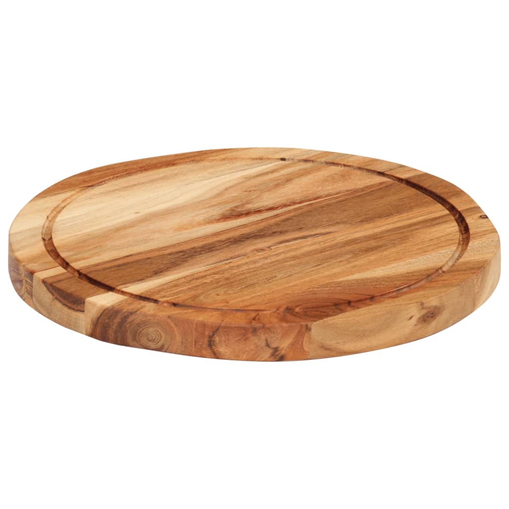 Vidaxl Hakblok Ø 30x2,5 cm fester Akaziahout
