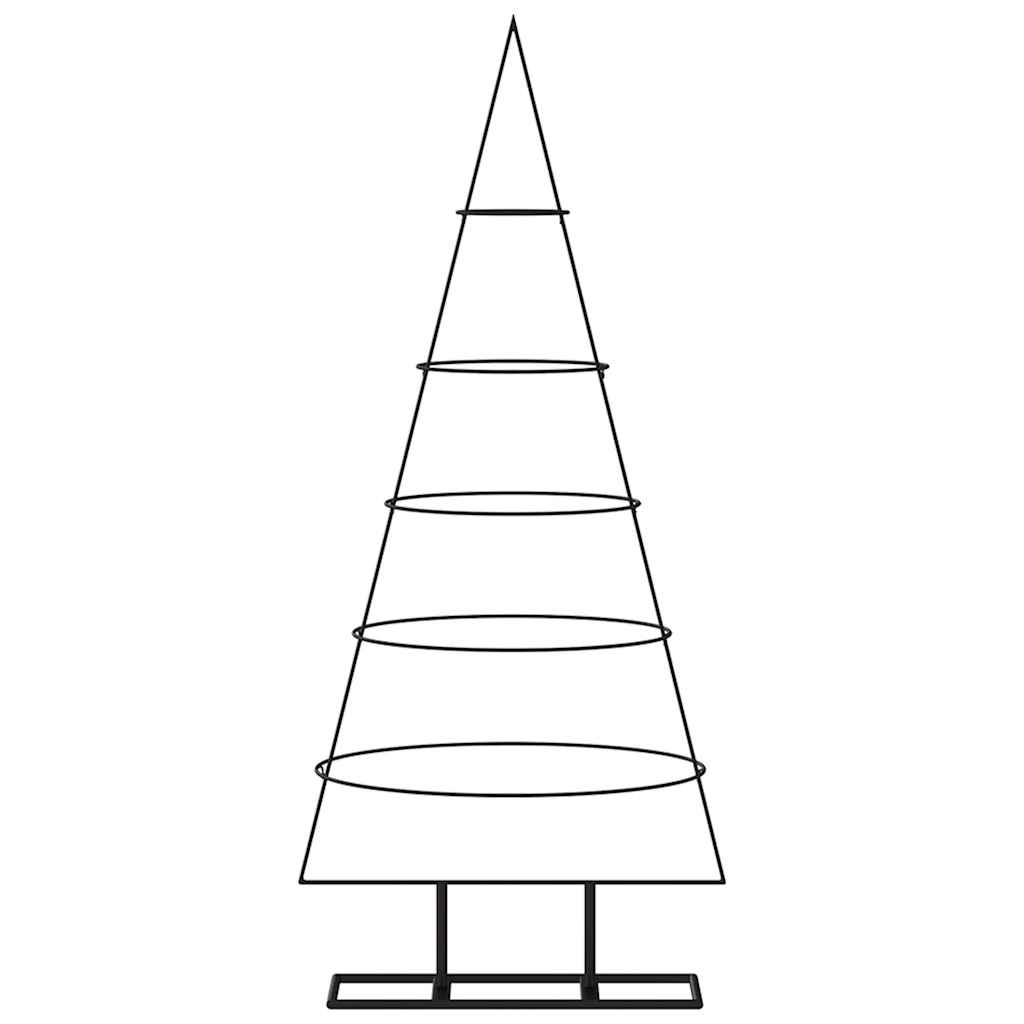 Vidaxl Weihnachtsdekoration Weihnachtsbaum 125 cm Metall Schwarz