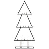 VidaXL Weihnachtsdekoration Weihnachtsbaum 60 cm Metall Schwarz