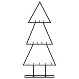 VidaXL Weihnachtsdekoration Weihnachtsbaum 60 cm Metall Schwarz - afbeelding 3