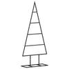 VidaXL Weihnachtsdekoration Weihnachtsbaum 60 cm Metall Schwarz