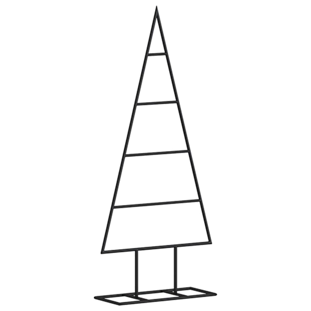 VidaXL Weihnachtsdekoration Weihnachtsbaum 60 cm Metall Schwarz