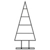 VidaXL Weihnachtsdekoration Weihnachtsbaum 60 cm Metall Schwarz