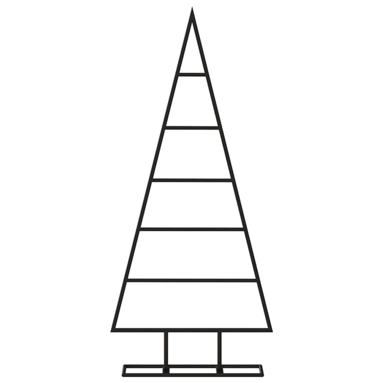 Vidaxl Weihnachtsdekoration Weihnachtsbaum 90 cm Metall Schwarz