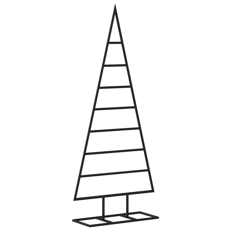 VidaXL Weihnachtsdekoration Weihnachtsbaum 125 cm Metall Schwarz