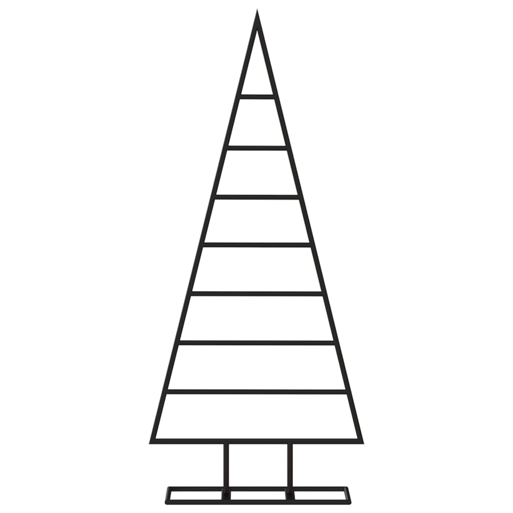 VidaXL Weihnachtsdekoration Weihnachtsbaum 125 cm Metall Schwarz